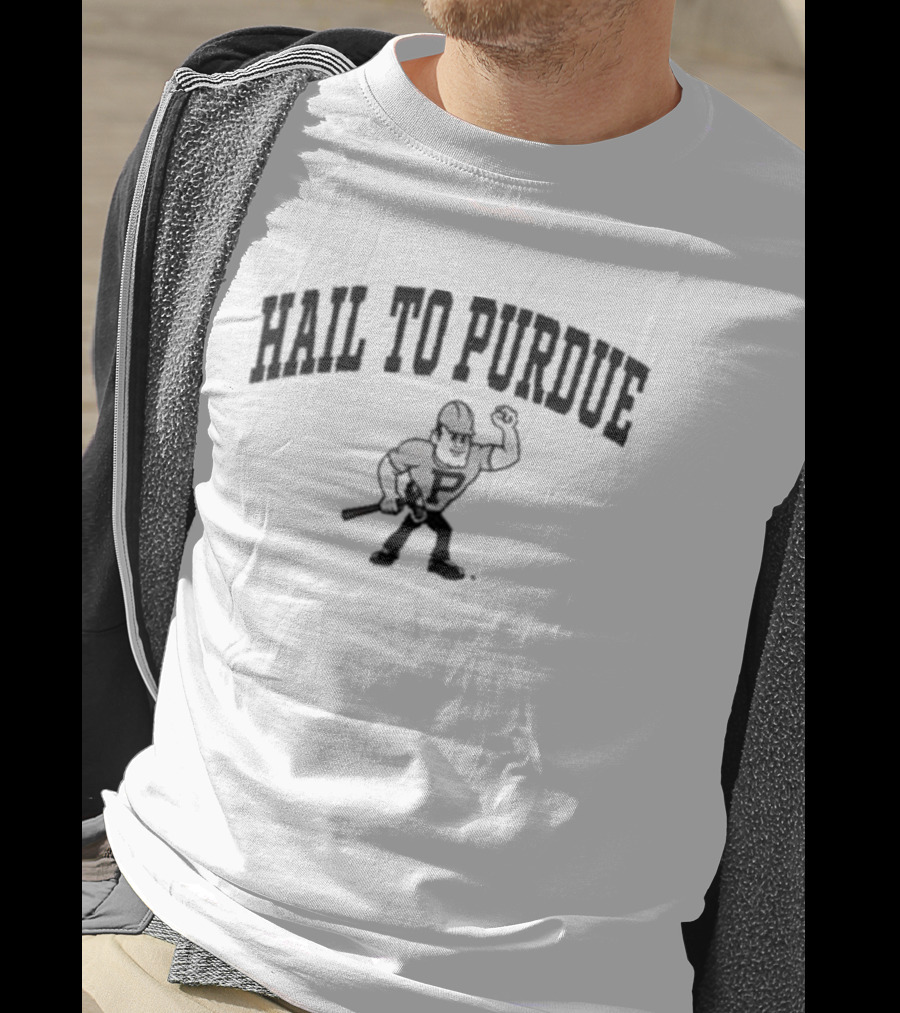 Hail To Purdue Vintage Pete Mascot T-Shirt