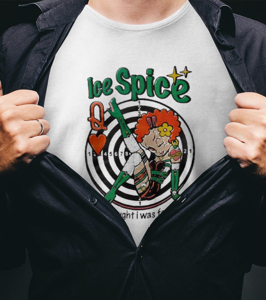Ice Spice Queen Of Hearts You Thought I Was Feeling U? T-Shirt