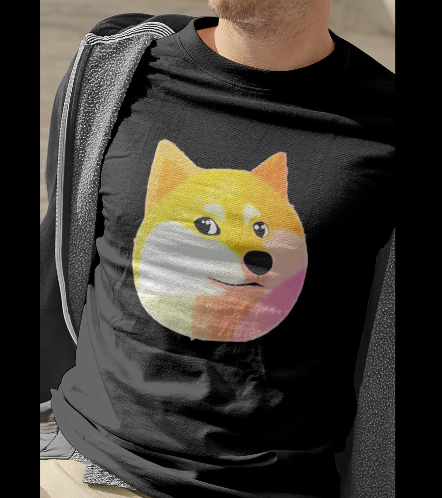 Getdoge Merch Doge Meme Coin Shiba Inu Face T-Shirt