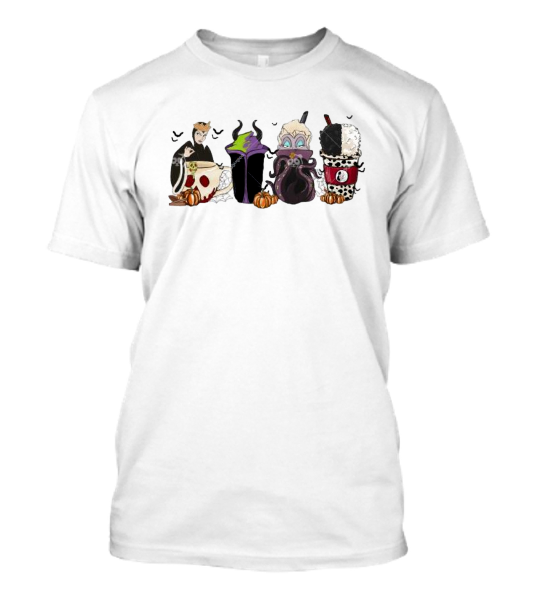 Bad Witches Halloween Villains Coffee Cups T-Shirt