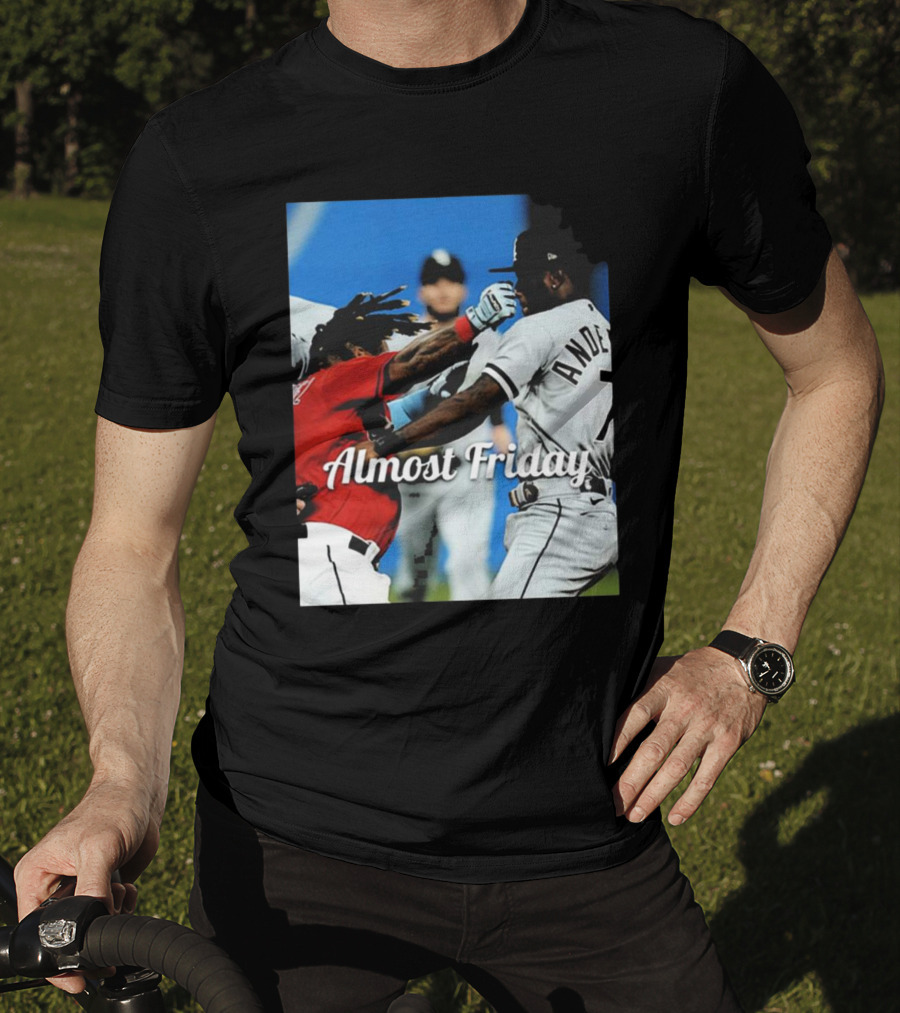 Almost Friday Baseball Knockout Action T-Shirt