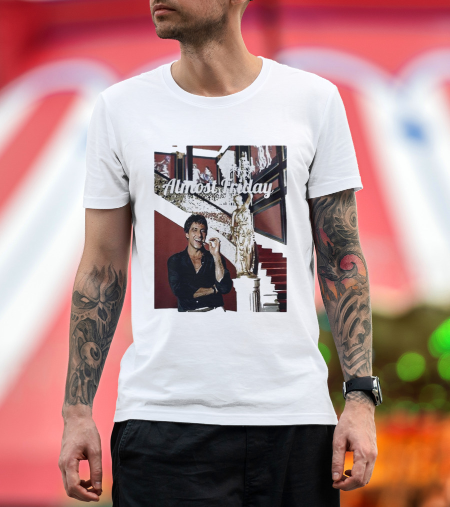 Almost Friday Scarface Mansion Scene T-Shirt
