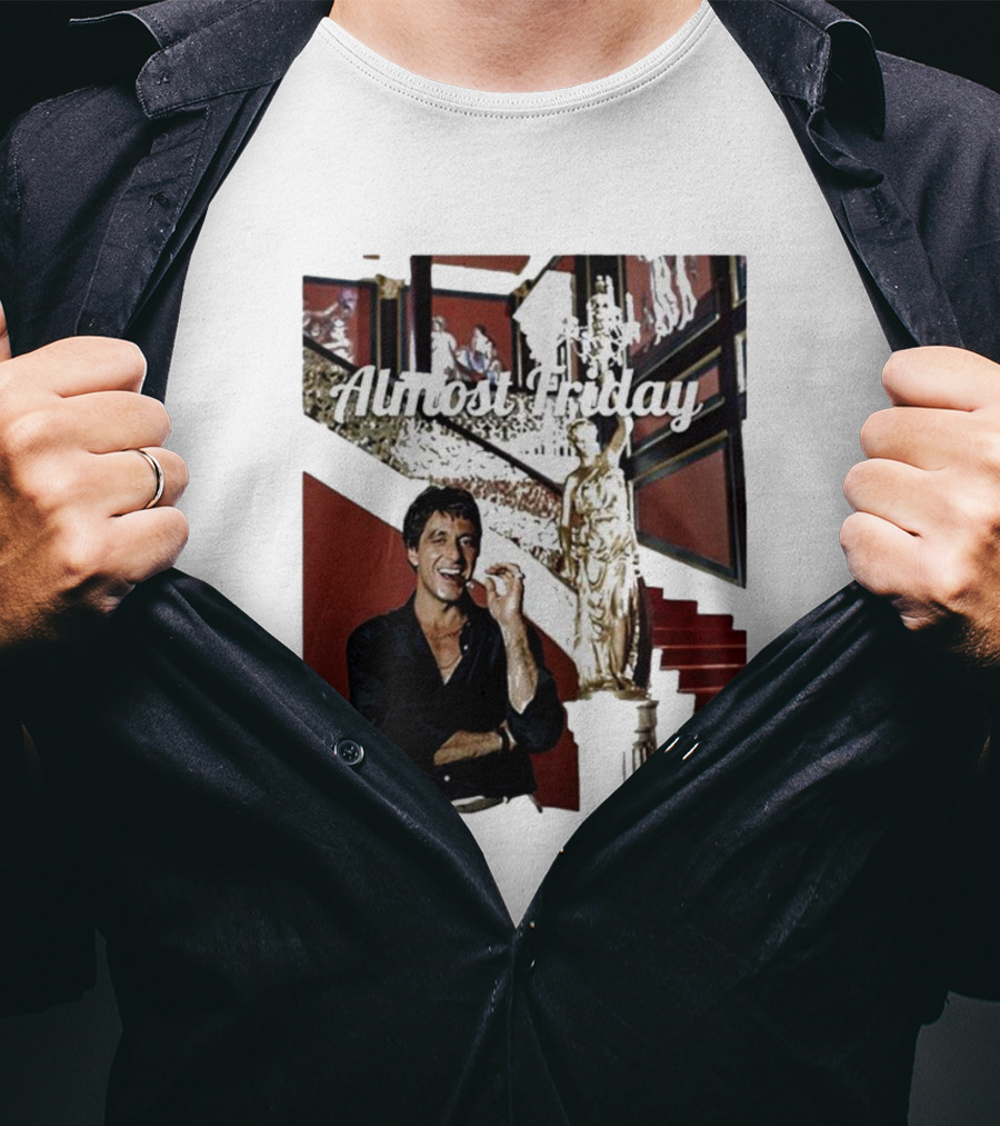 Almost Friday Scarface Mansion Scene T-Shirt