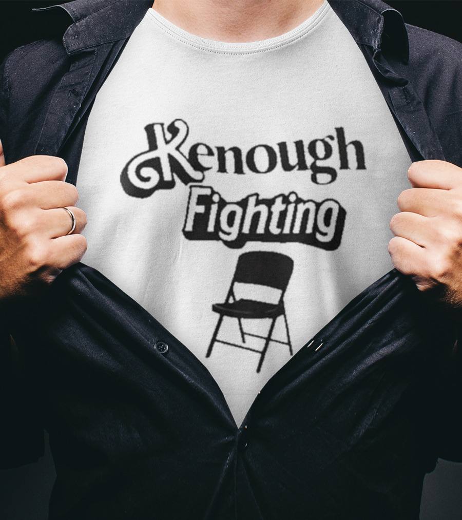 Kenough Fighting Chair Alabama Slamma White Folding Chair Montgomery Alabama River Boat Brawl T-Shirt