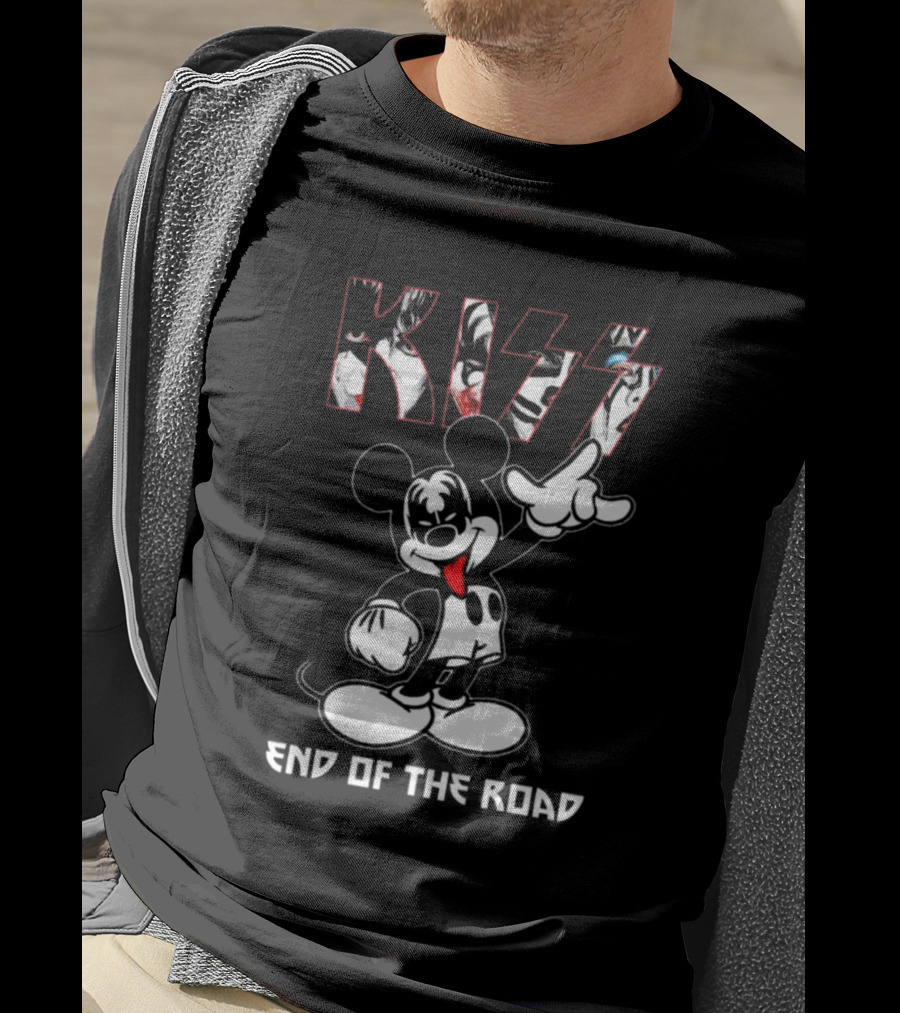 Kiss Band Mickey End Of The Road T-Shirt
