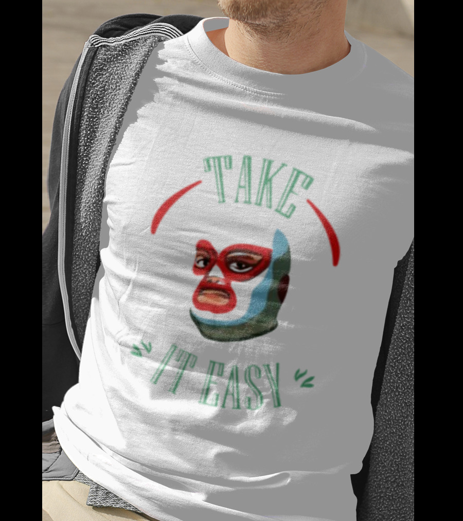 Take It Easy Lucha Libre Mask T-Shirt