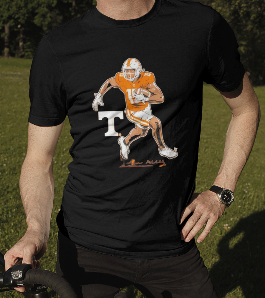 Tennessee Football Bru McCoy Superstar Pose T Vols Football T-Shirt