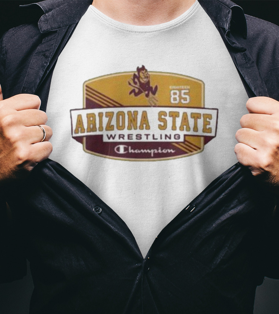 Arizona State Wrestling Established 85 Champion Sun Devils T-Shirt
