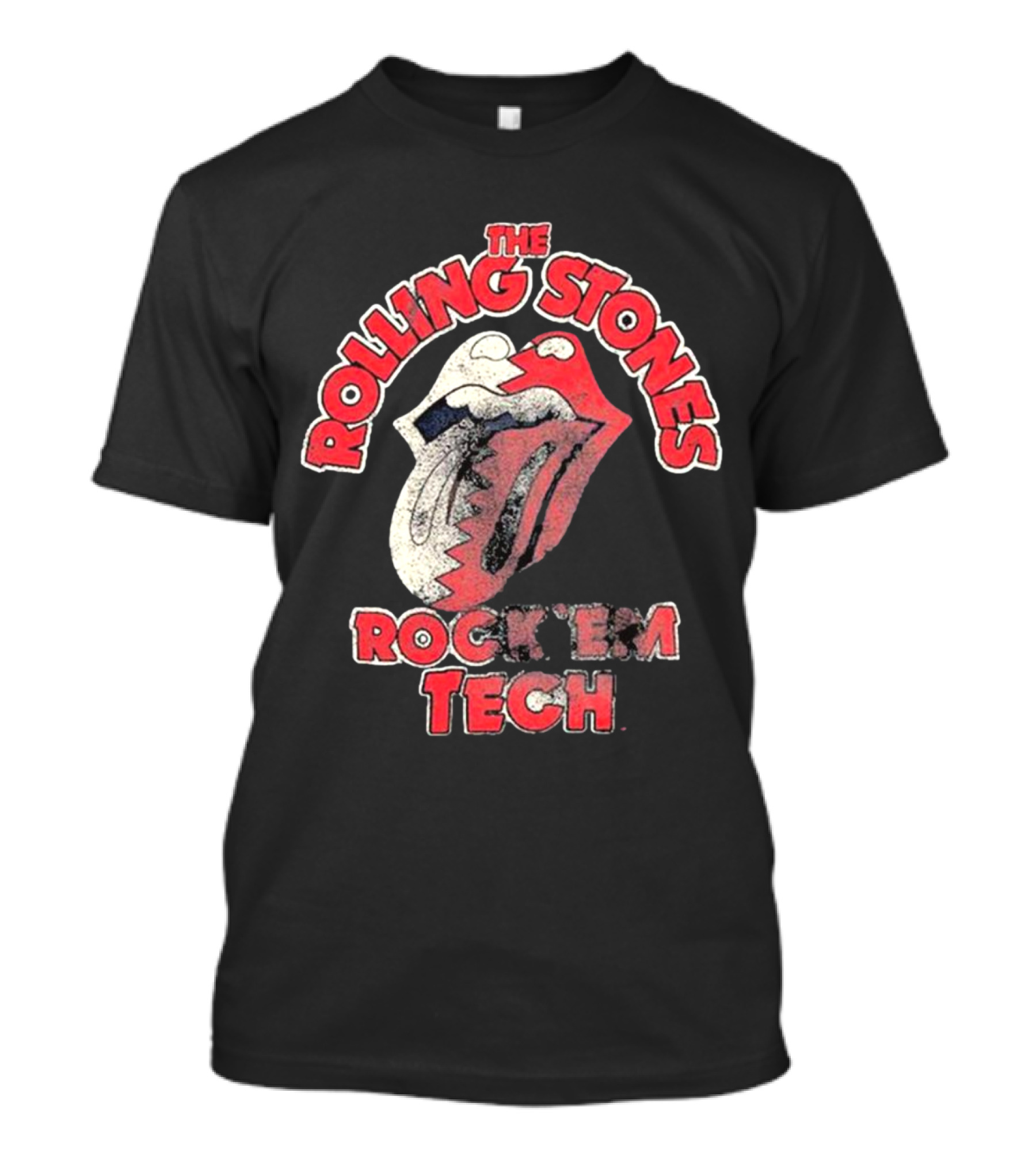 The Rolling Stones Rock 'Em Tech Texas Tech Red Raiders Livy Lu T-Shirt