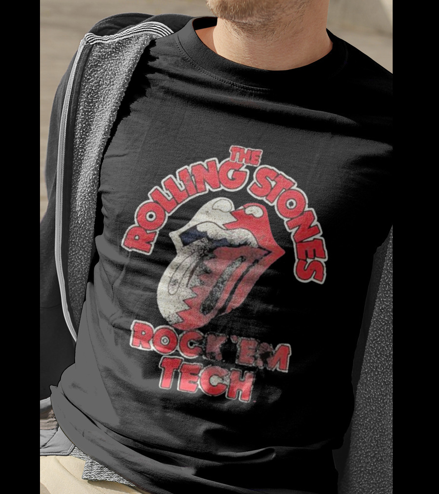 The Rolling Stones Rock 'Em Tech Texas Tech Red Raiders Livy Lu T-Shirt