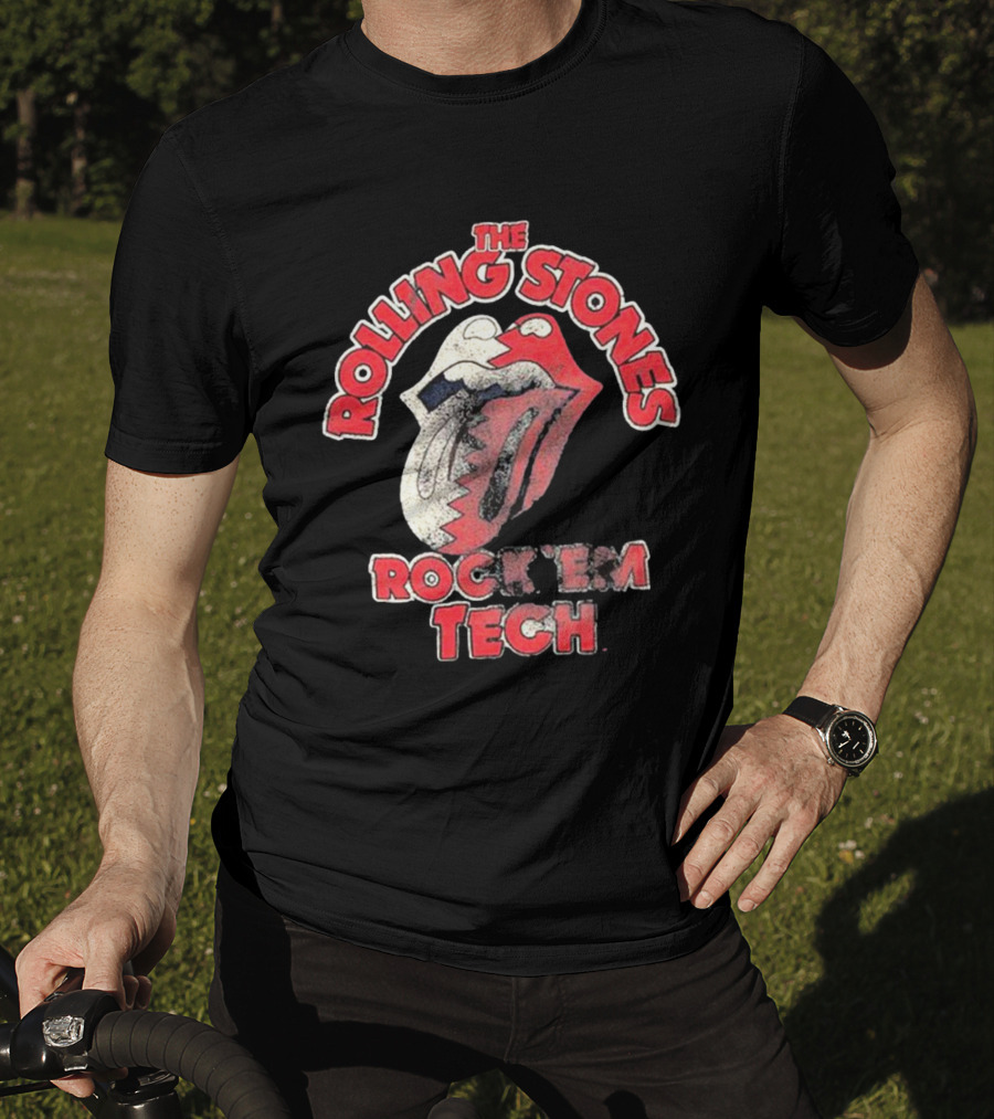 The Rolling Stones Rock 'Em Tech Texas Tech Red Raiders Livy Lu T-Shirt