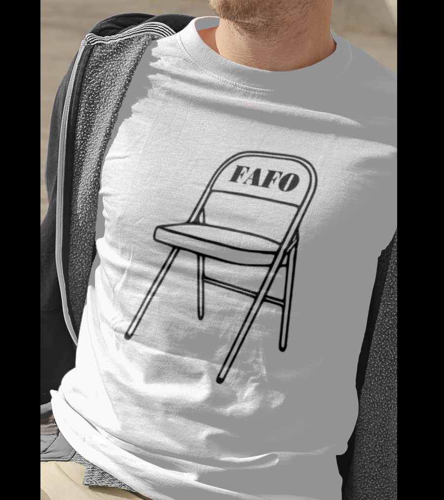 FAFO Folding Chair Alabama Meme Boat Brawl T-Shirt