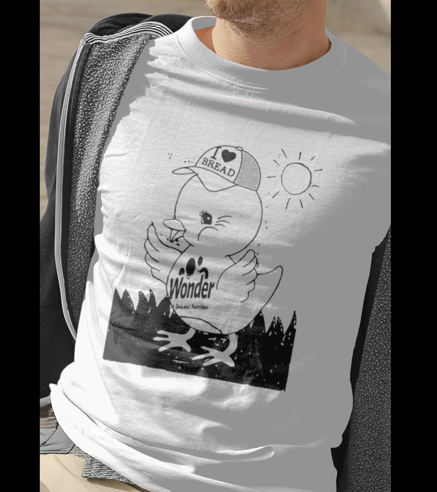 Wonder Bread Duck I Love Bread T-Shirt