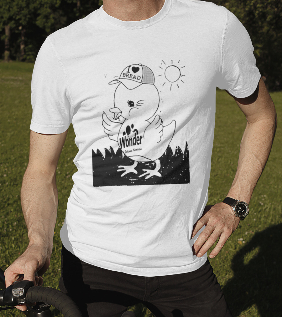 Wonder Bread Duck I Love Bread T-Shirt