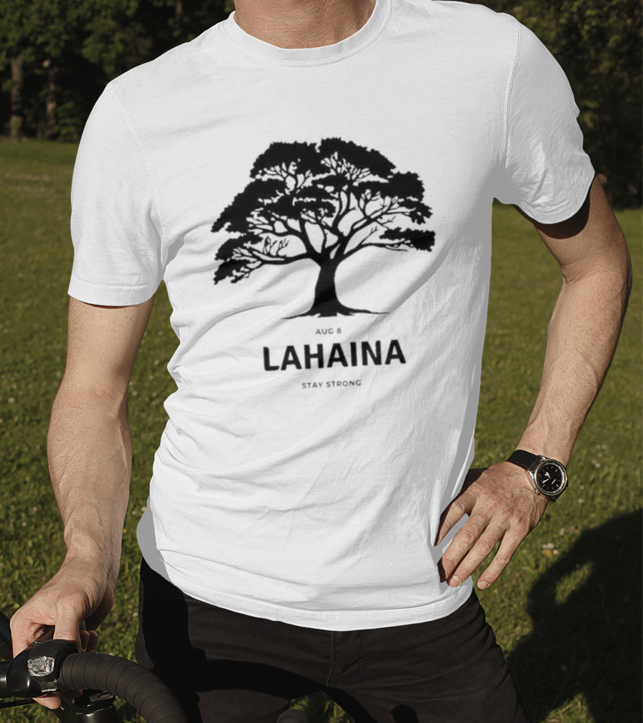 Pray For Maui August 8 Lahaina Stay Strong Tree T-Shirt