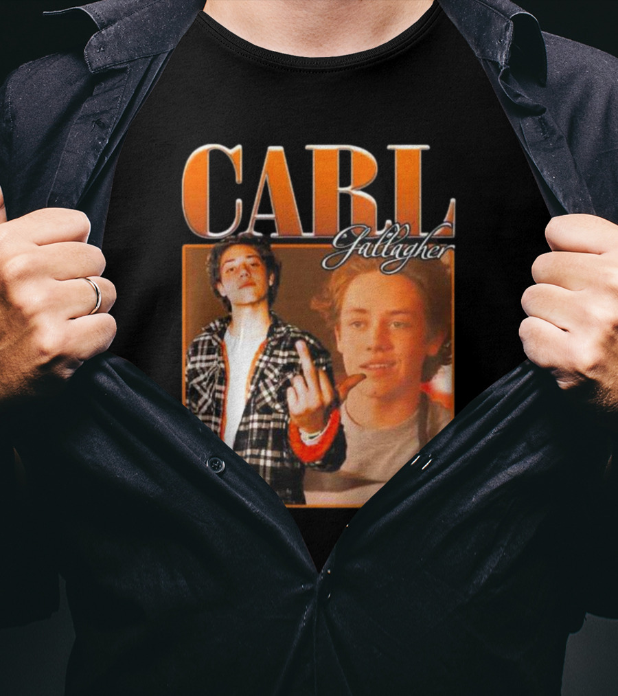 Carl Gallagher Shameless Character Image Collection T-Shirt
