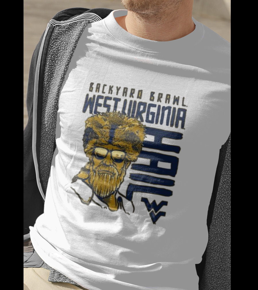 Backyard Brawl West Virginia Hail WVU Mountaineer T-Shirt