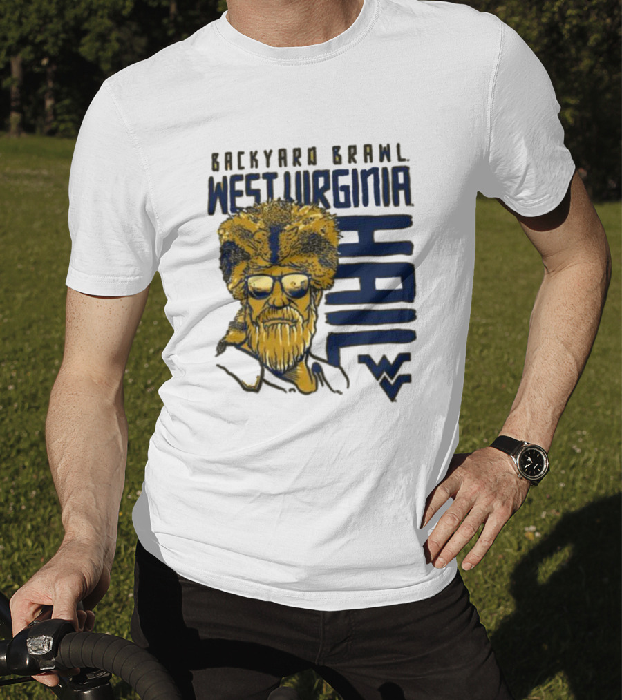 Backyard Brawl West Virginia Hail WVU Mountaineer T-Shirt