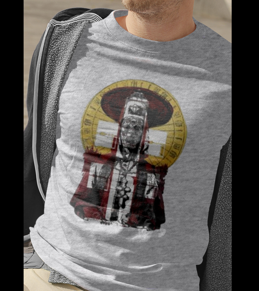 Dozens Of Rebel Moon Roman Numeral Halo Clergyman T-Shirt