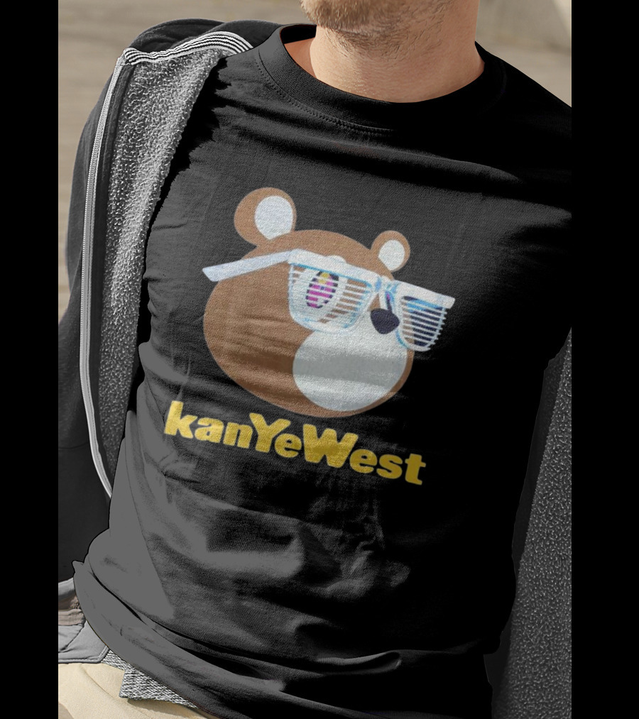 Kanye West Graduation 2007 Merch Mirrored Bear T-Shirt