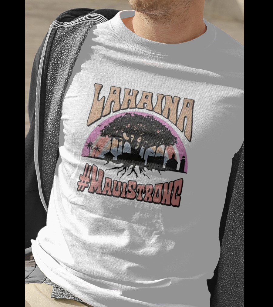 Lahaina Maui Strong Sunset T-Shirt
