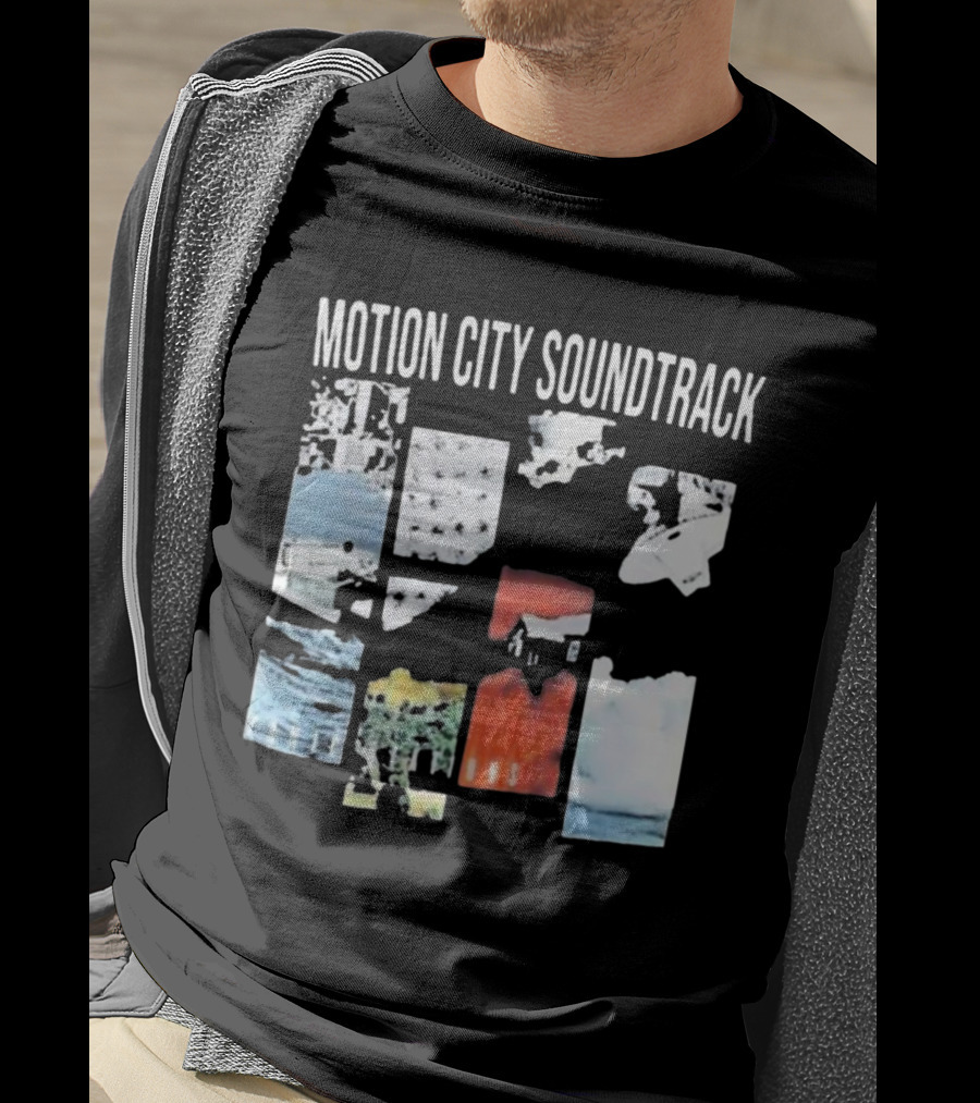 Motion City Soundtrack Panic Stations Album Art Collage T-Shirt