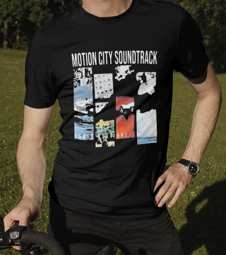 Motion City Soundtrack Panic Stations Album Art Collage T-Shirt
