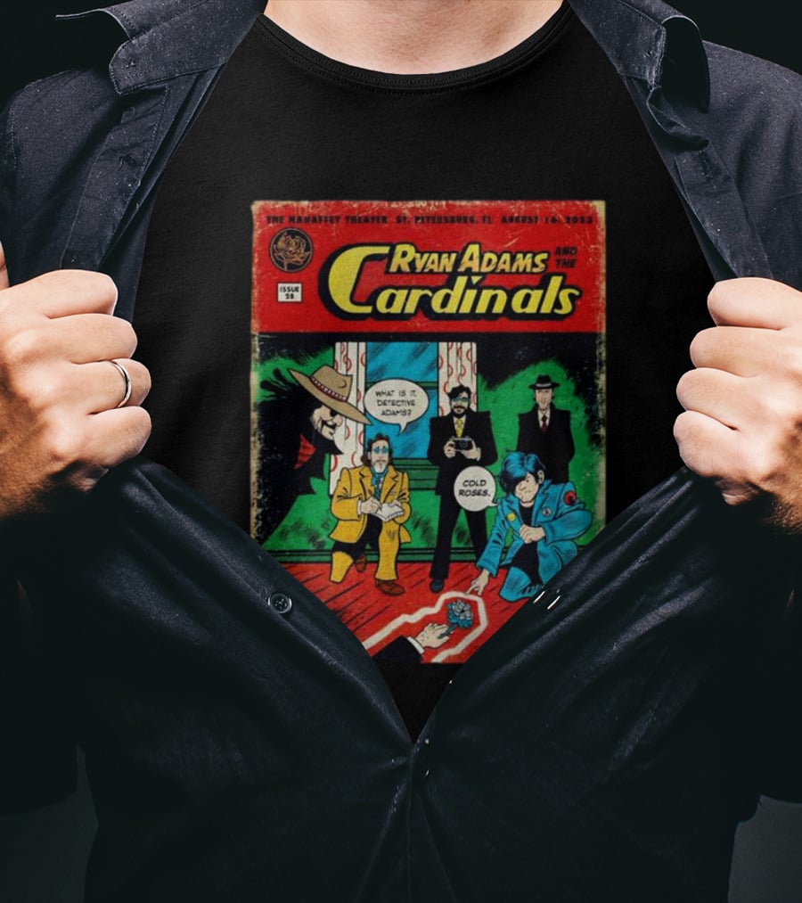 Ryan Adams And The Cardinals Cold Roses The Mahaffey Theater St Petersburg FL August 10 2005 T-Shirt