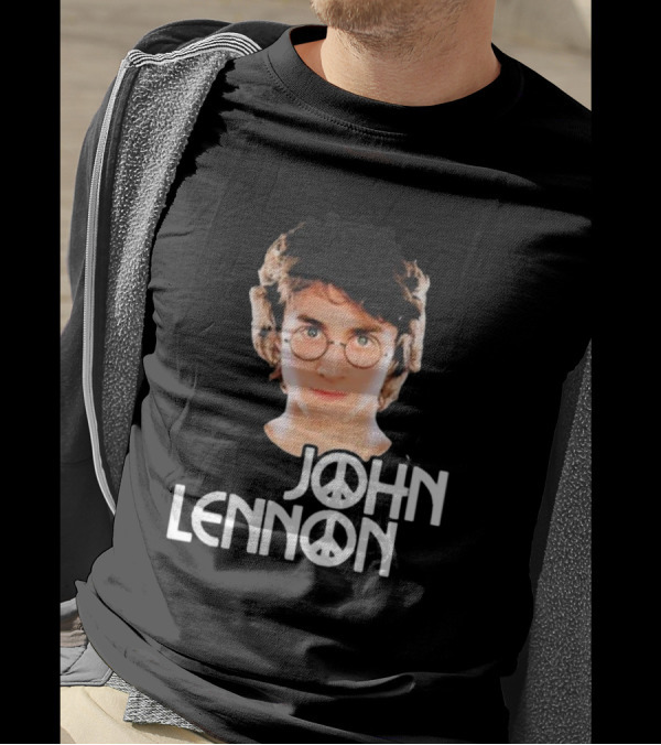 John Lennon Shitheadsteve Peace Symbol Glasses T-Shirt