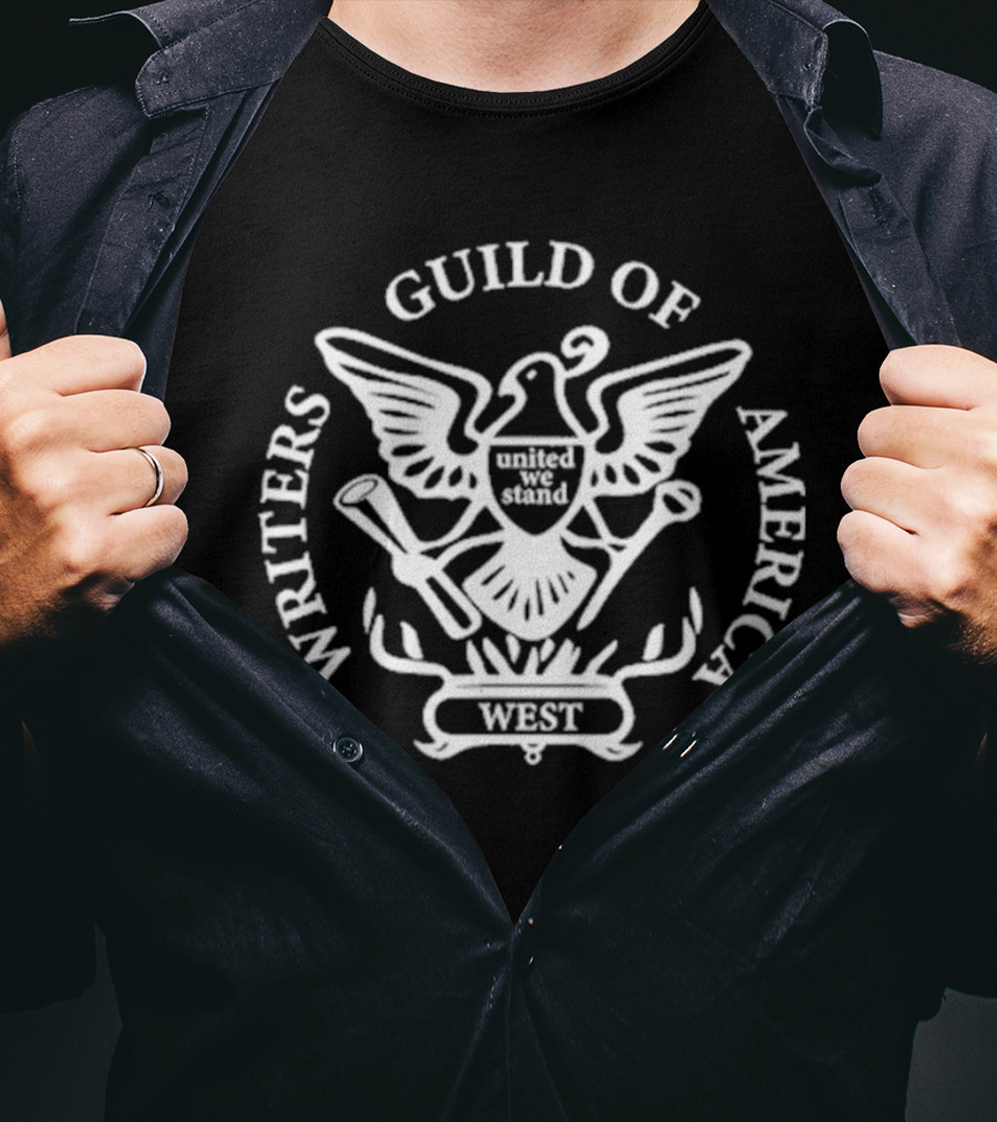 Writers Guild Of America United We Stand West T-Shirt