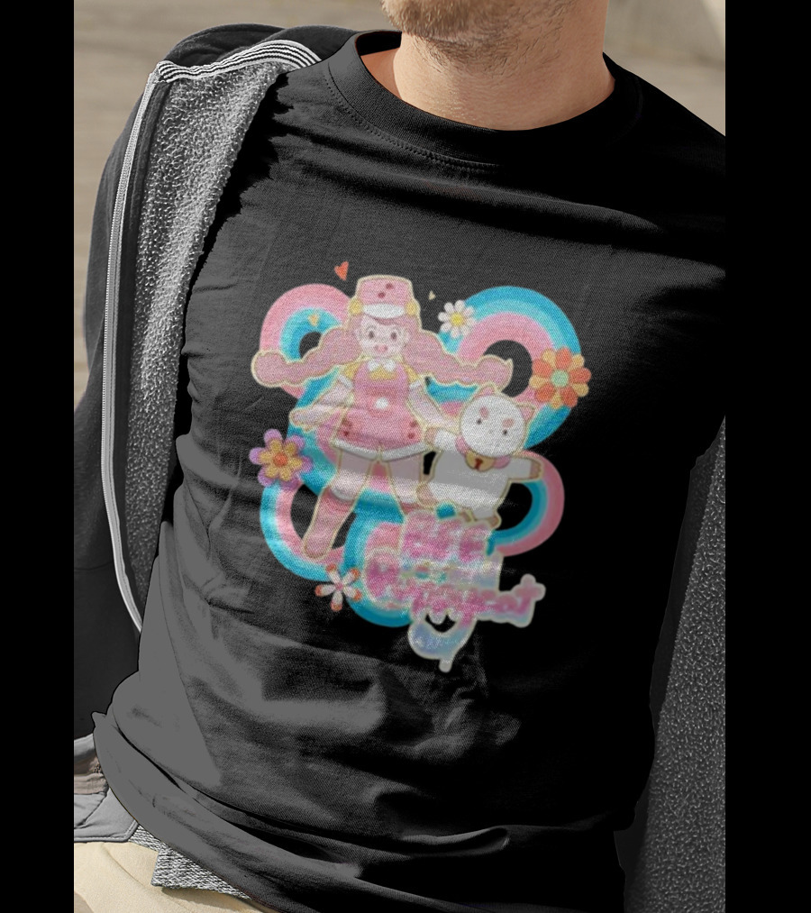 Bee And Puppycat Sunkissed Space Floral Friendship Adventure T-Shirt
