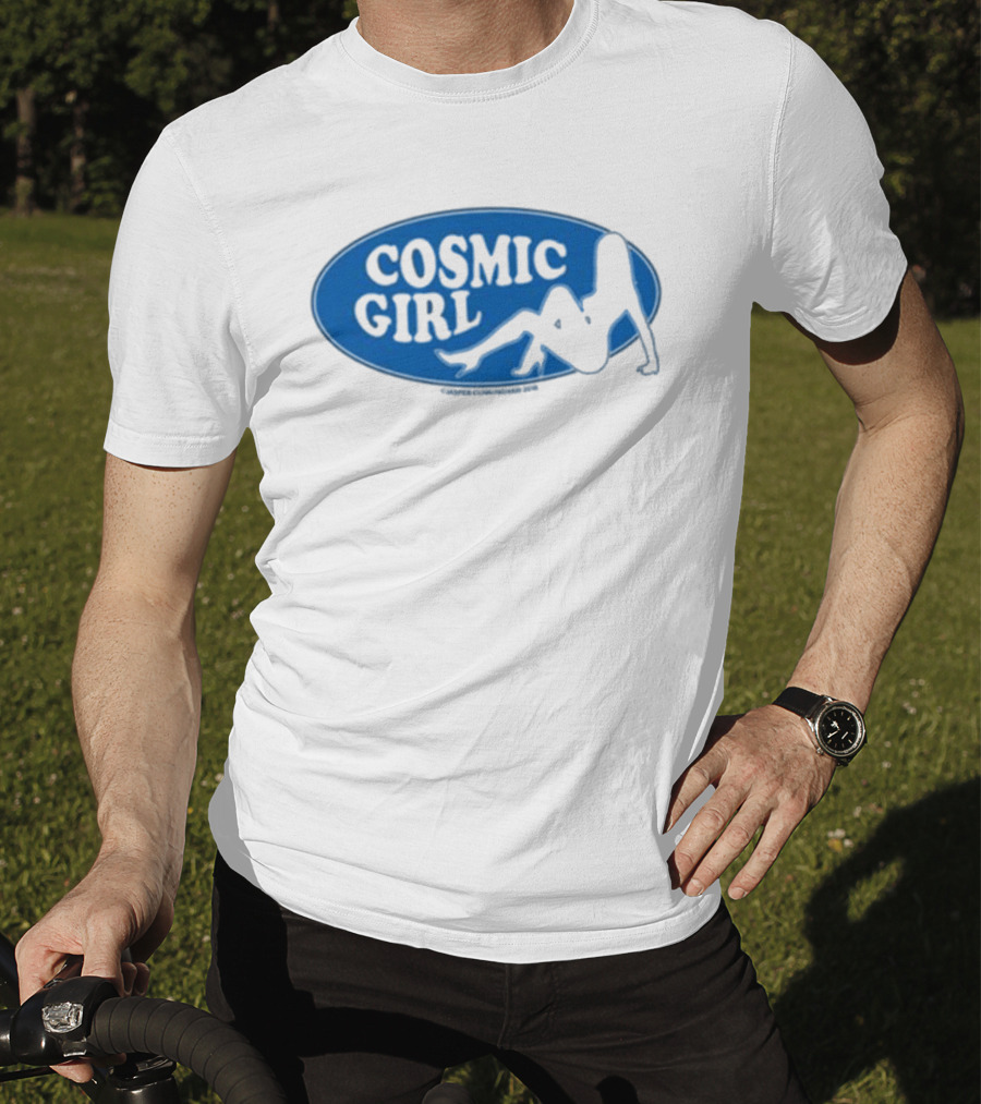 Danahleya Wearing Jasper Cunningham Cosmic Girl T-Shirt