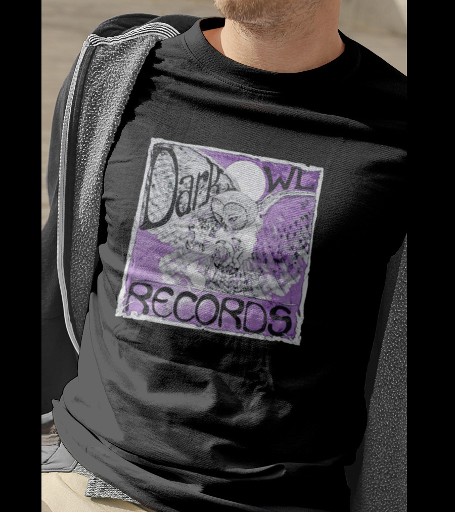 Dark Owl Records Purple Winged Owl T-Shirt