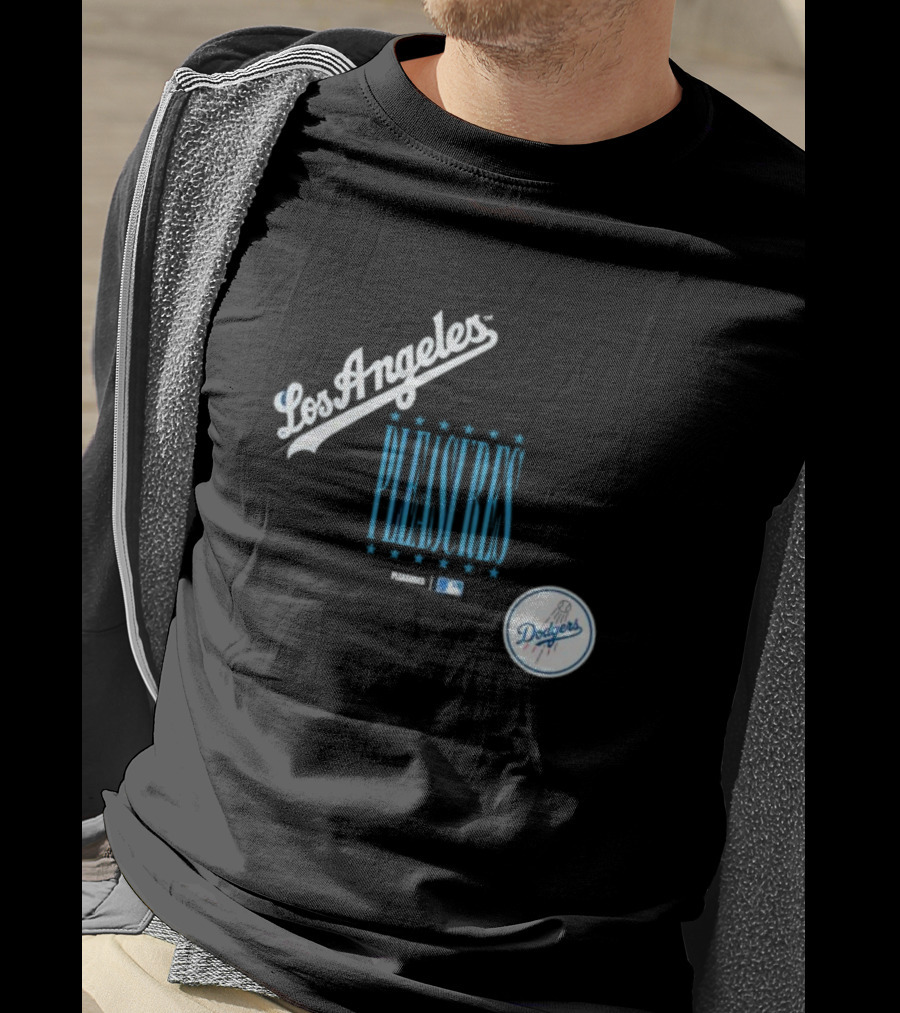 Los Angeles Dodgers PLEASURES MLB Collaboration T-Shirt