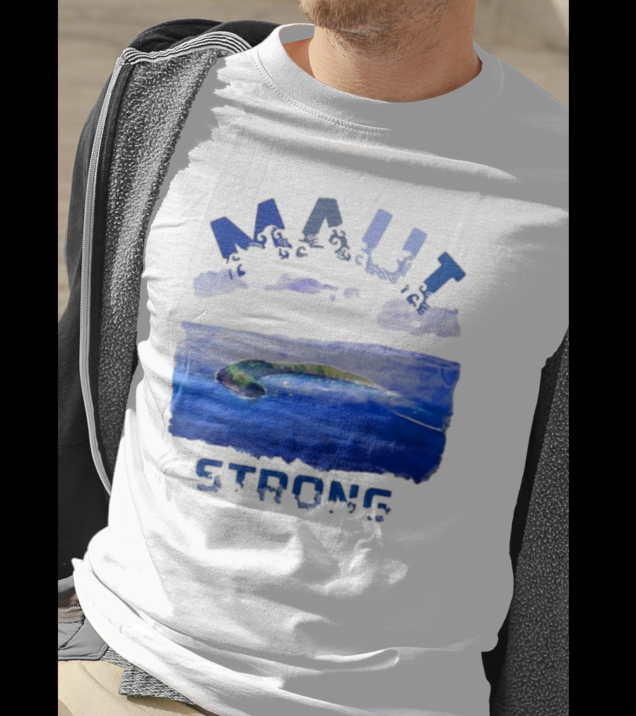 Maui Strong Lahaina Vintage Coastal Landscape T-Shirt
