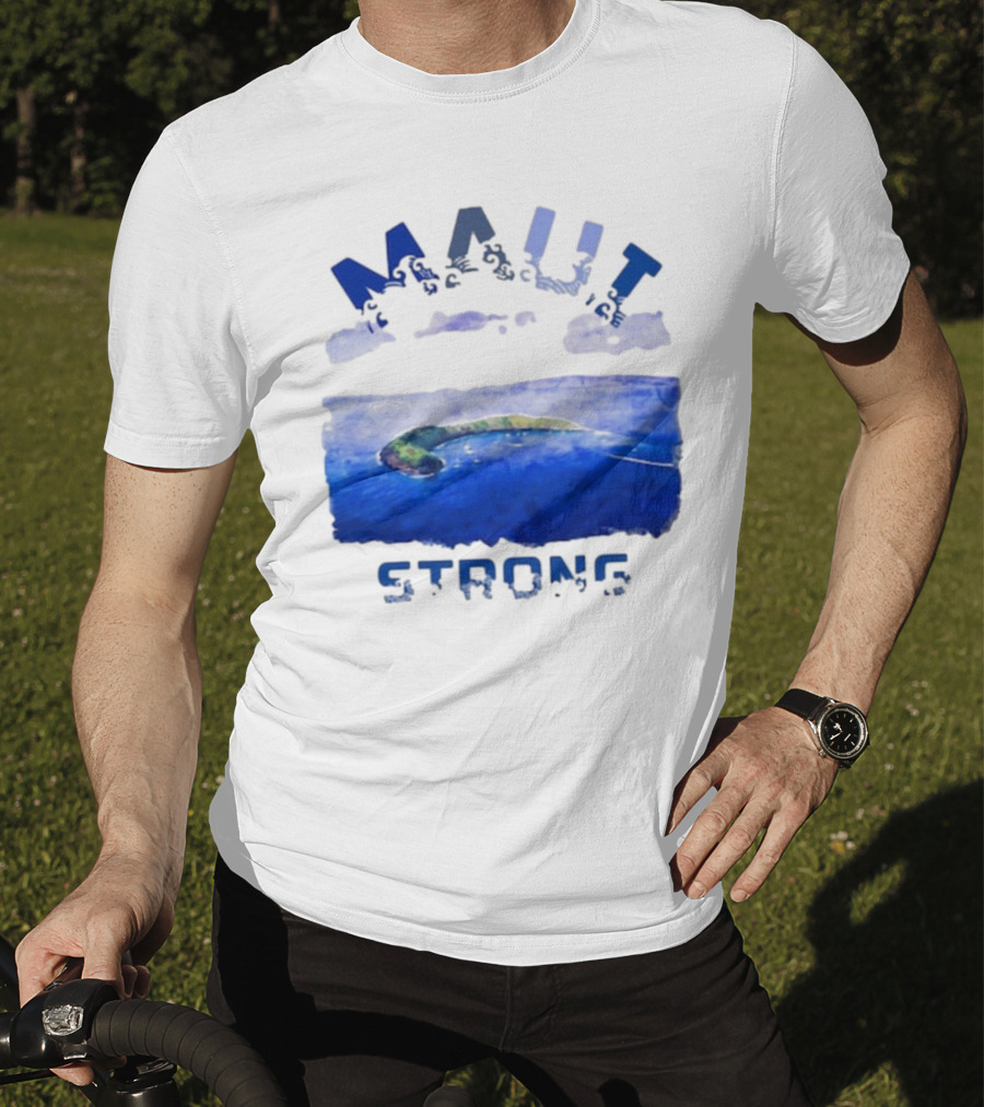 Maui Strong Lahaina Vintage Coastal Landscape T-Shirt