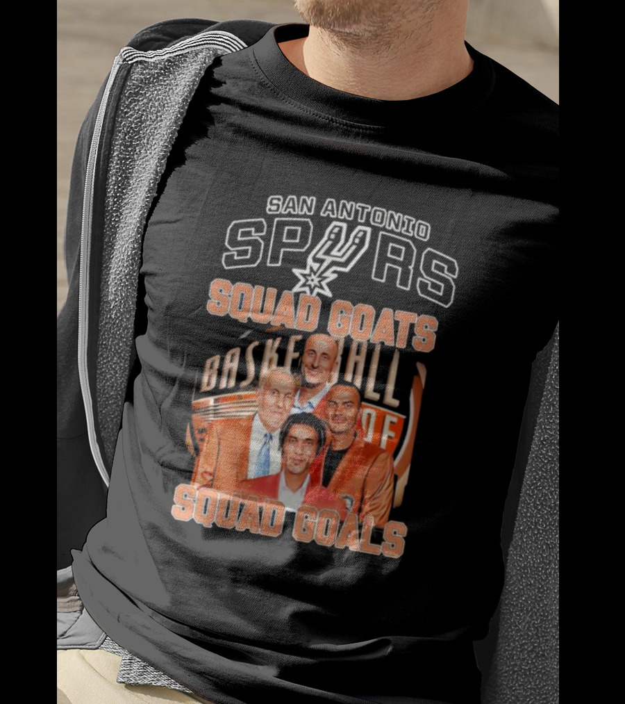 San Antonio Spurs Basketball Squad Goats Squad Goals T-Shirt