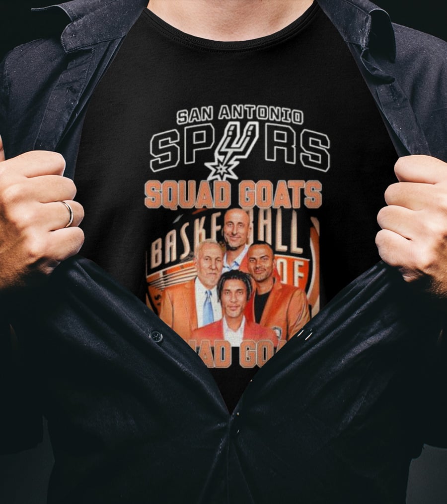 San Antonio Spurs Basketball Squad Goats Squad Goals T-Shirt