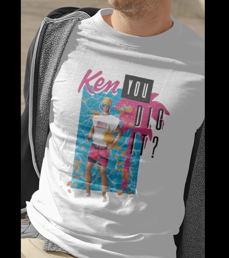 Ken You Dig It I Am Kenough Barbi Ken Surf T-Shirt