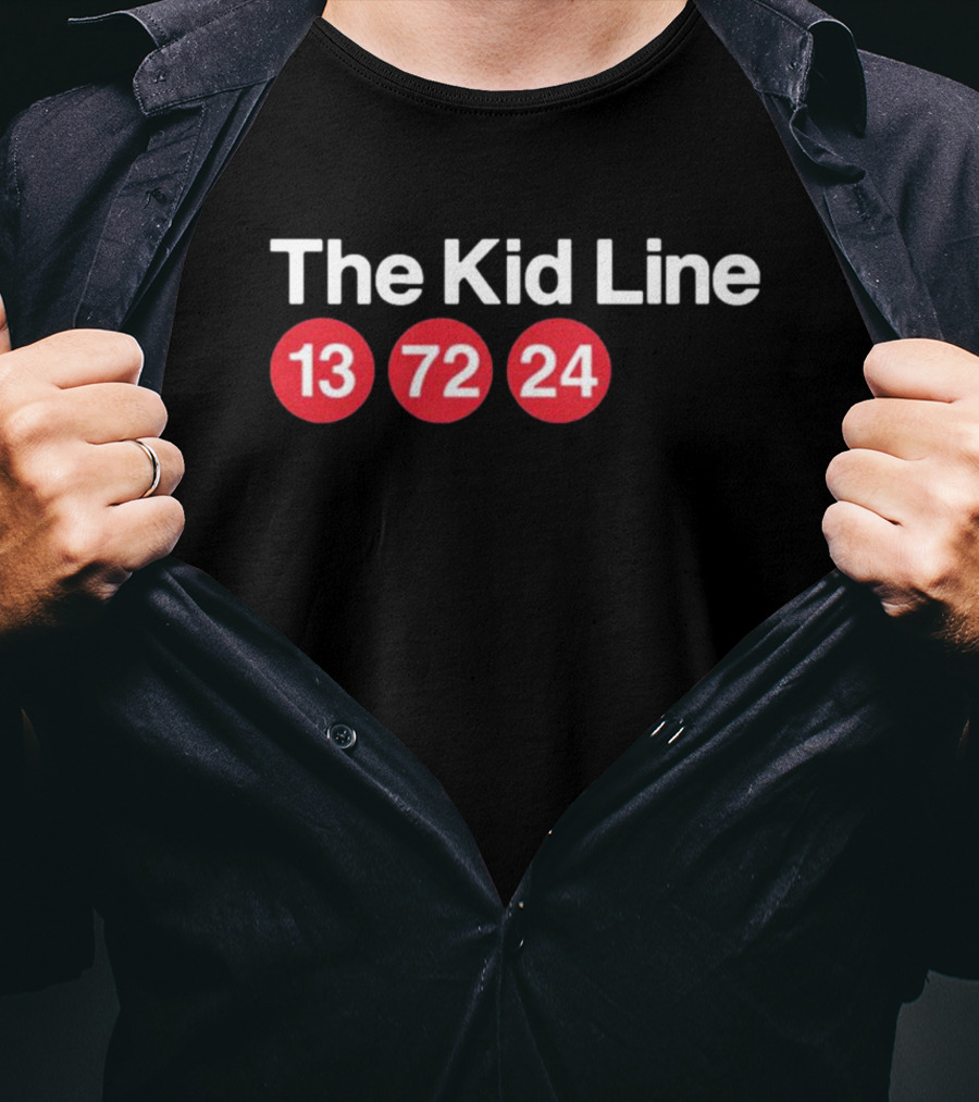 The Kid Line 13 72 24 New York Hockey Trio T-Shirt