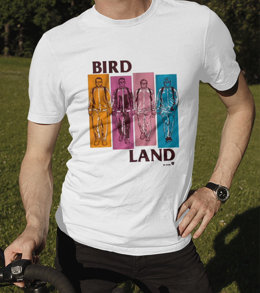 Birdland Bros Walking Color Panels T-Shirt