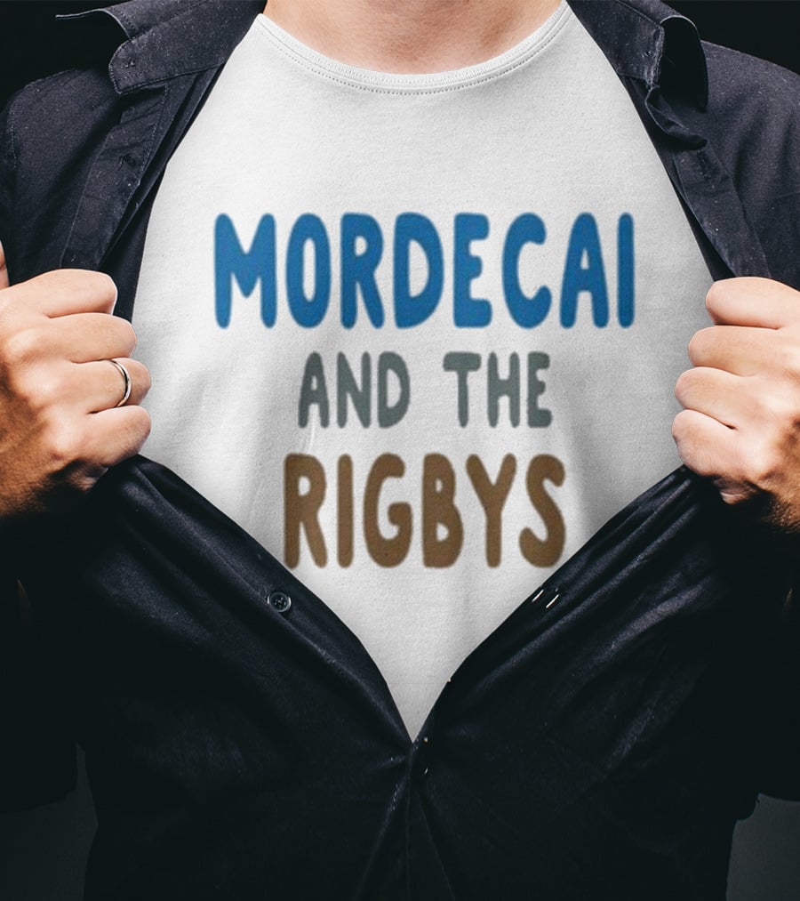 Mordecai And The Rigbys Band Reference From Regular Show T-Shirt