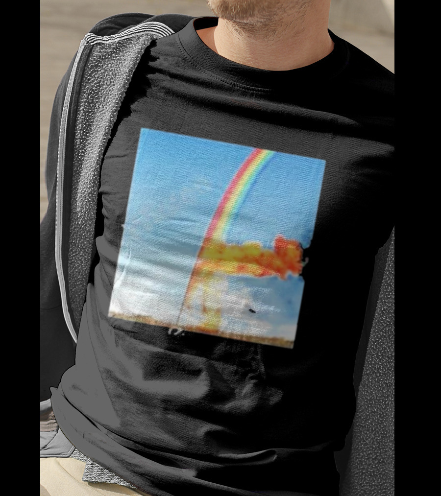 Sigur Rós Merch Átta Rainbow And Explosion T-Shirt