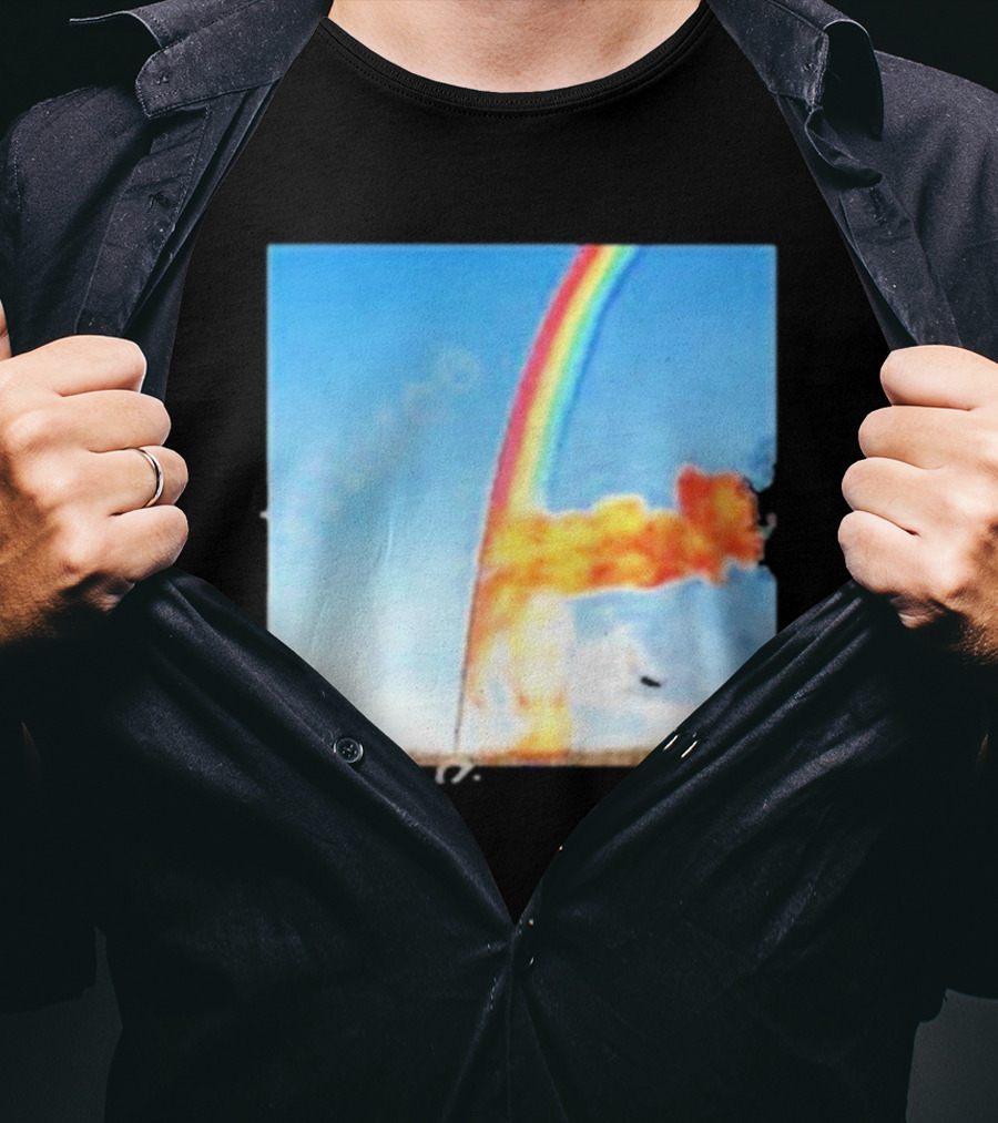 Sigur Rós Merch Átta Rainbow And Explosion T-Shirt