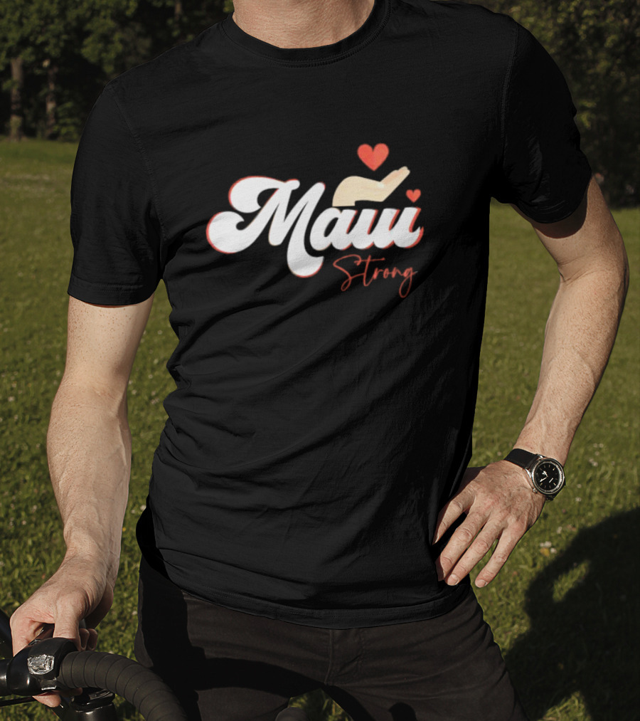 Maui Strong Vintage Hawaii Island I Love Hawaii T-Shirt