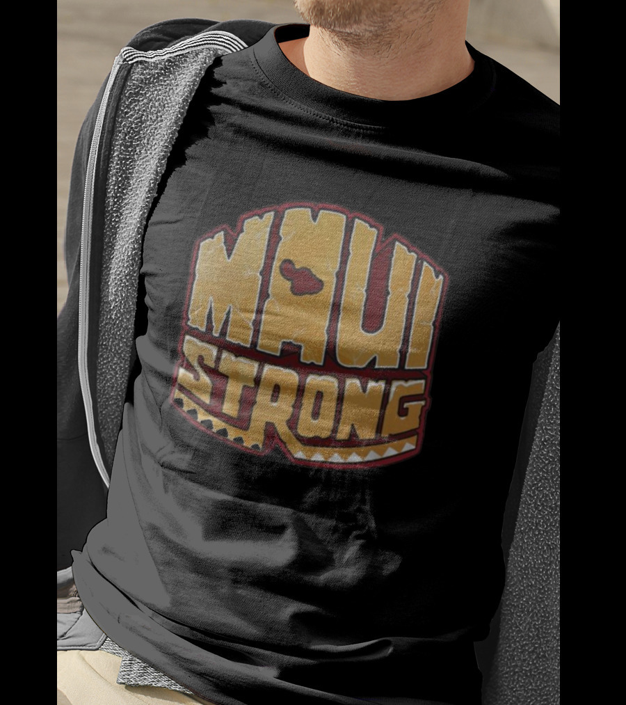 Maui Strong Fundraiser Lahaina Hawaii Shoreline Wildfire Support T-Shirt