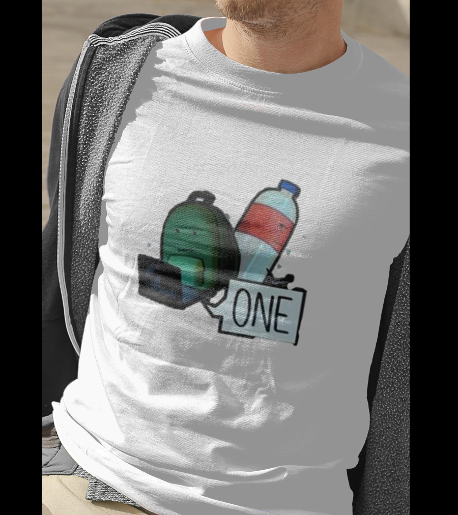 ONE Mystery Solvers Backpack And Bottle T-Shirt