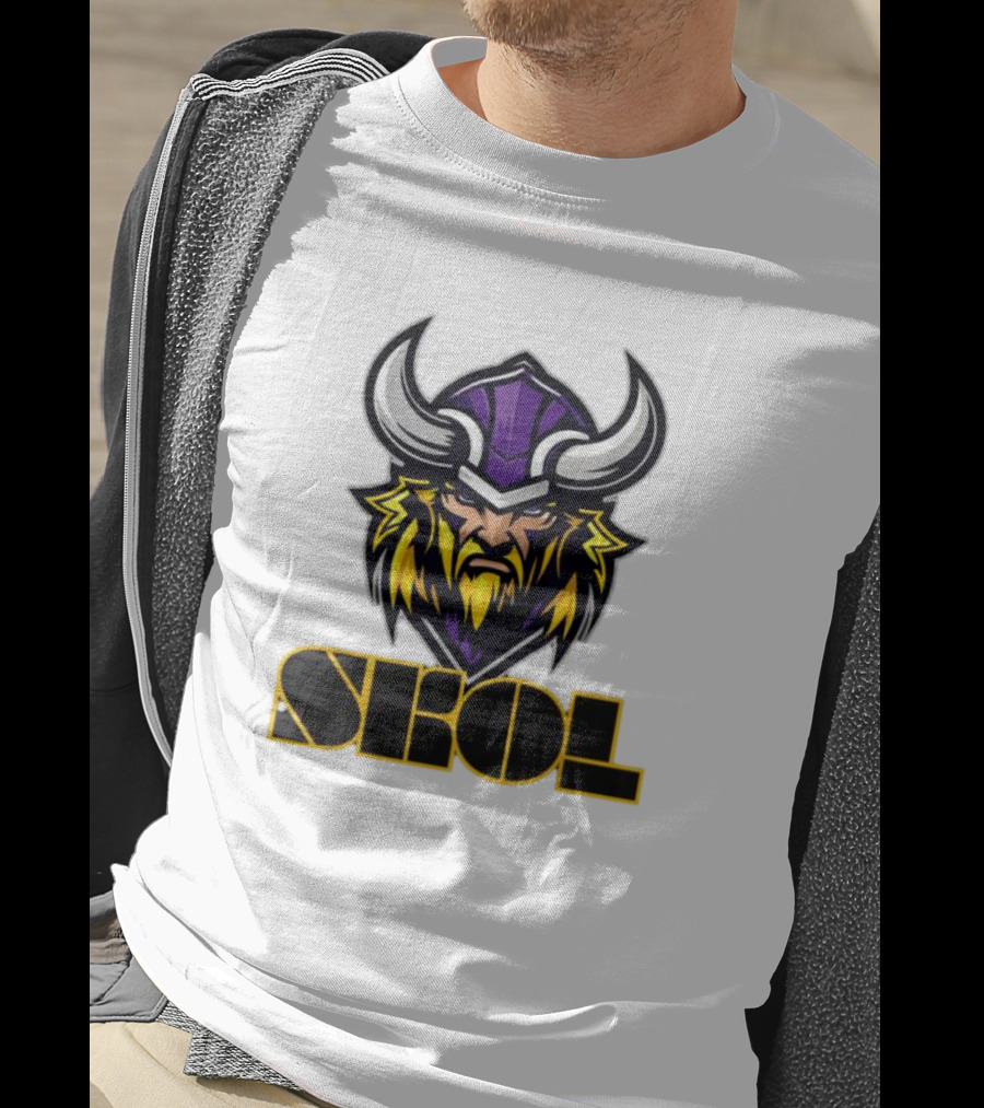 SKOL Scandinavian Pride Minnesota Vikings Warrior T-Shirt