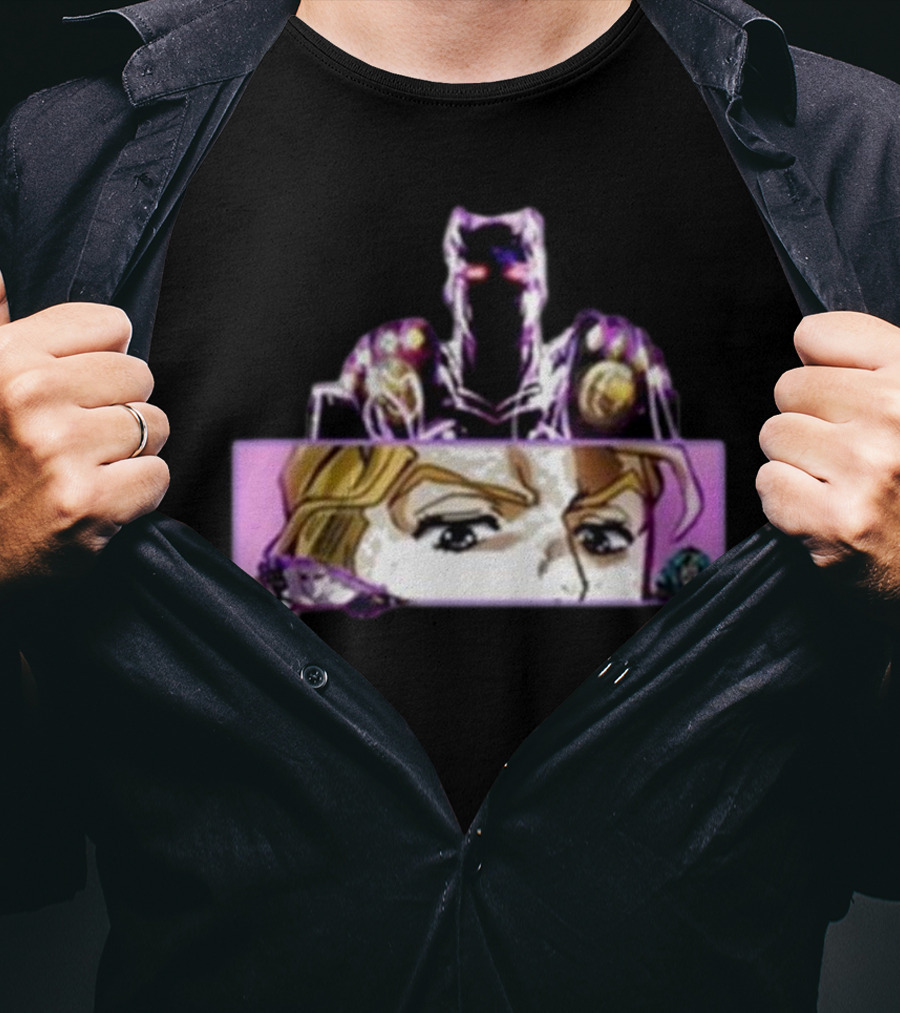 Hoshipieces Kira Featuring Iconic Manga Character With Intriguing Eyes And Mystical Armor T-Shirt