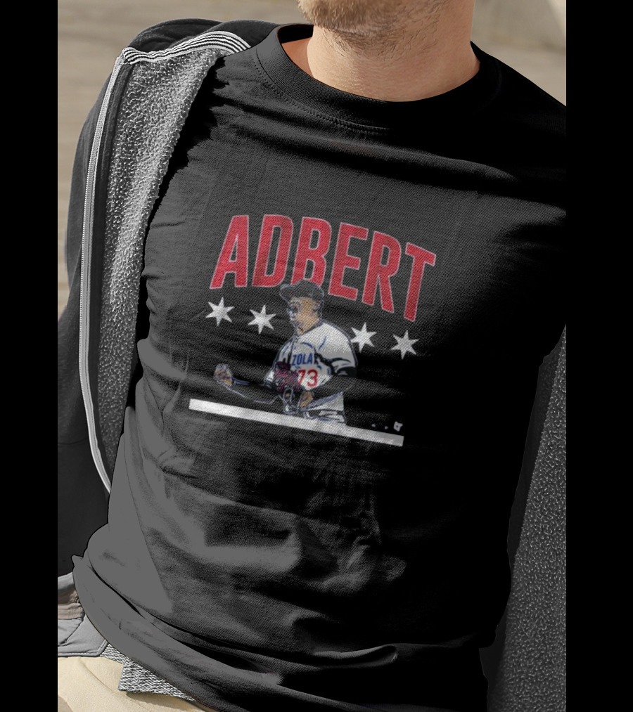 Adbert Alzolay Fist Pump Baseball Star Number 73 T-Shirt